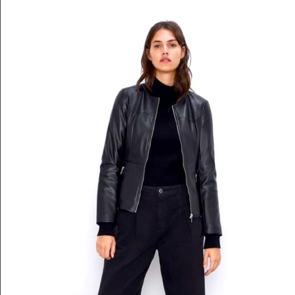 Zara Faux Leather jacket